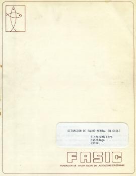 Situación de Salud Mental en Chile